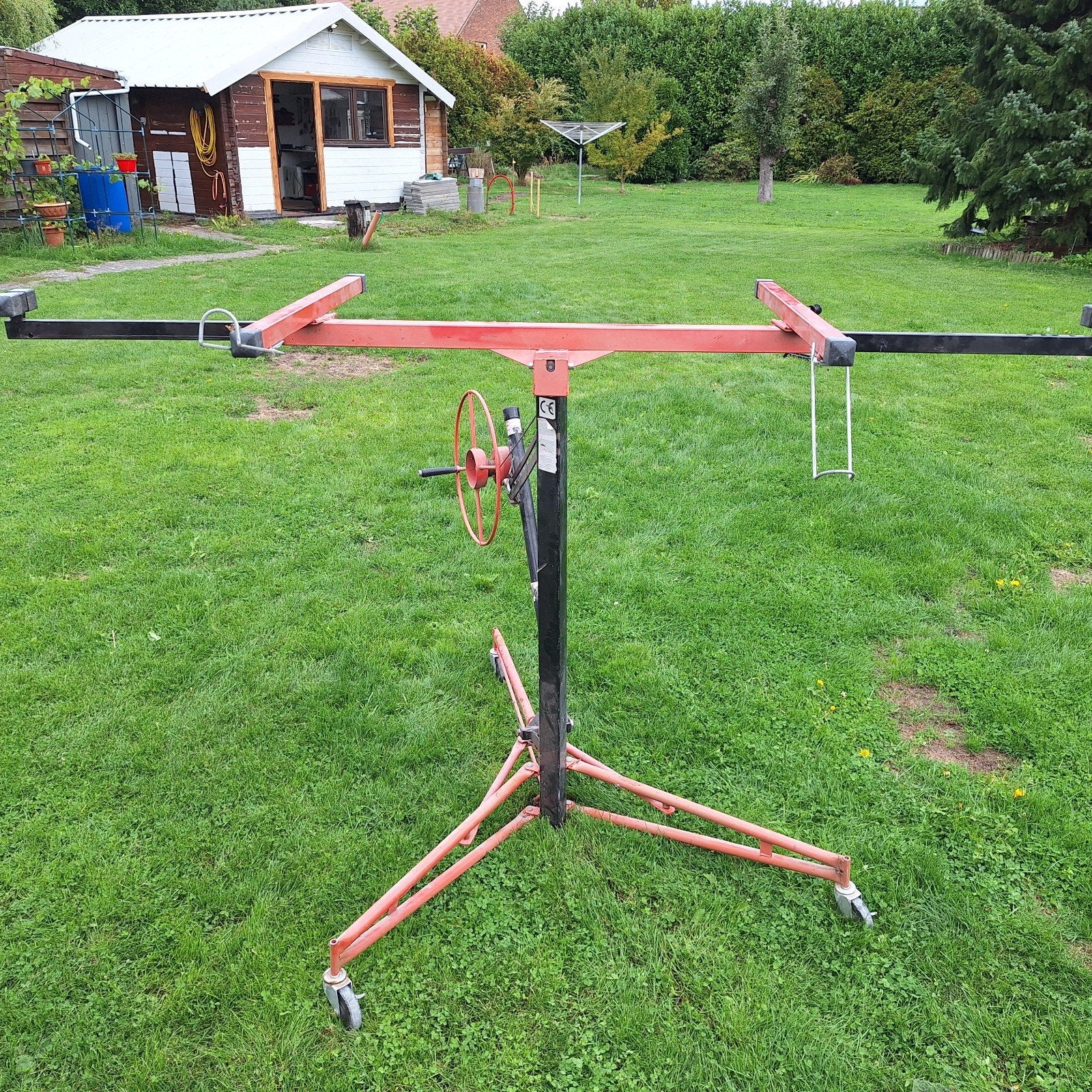 gyproc plaat lift, Ophalen