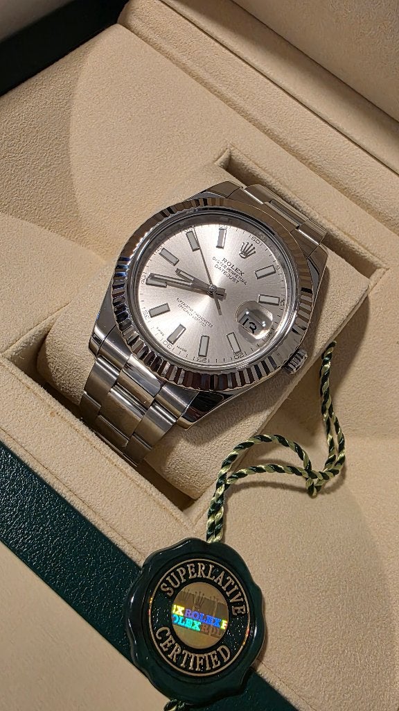 Rolex Datejust 41 mm (ensemble complet), Rolex, Acier, Enlèvement, Acier