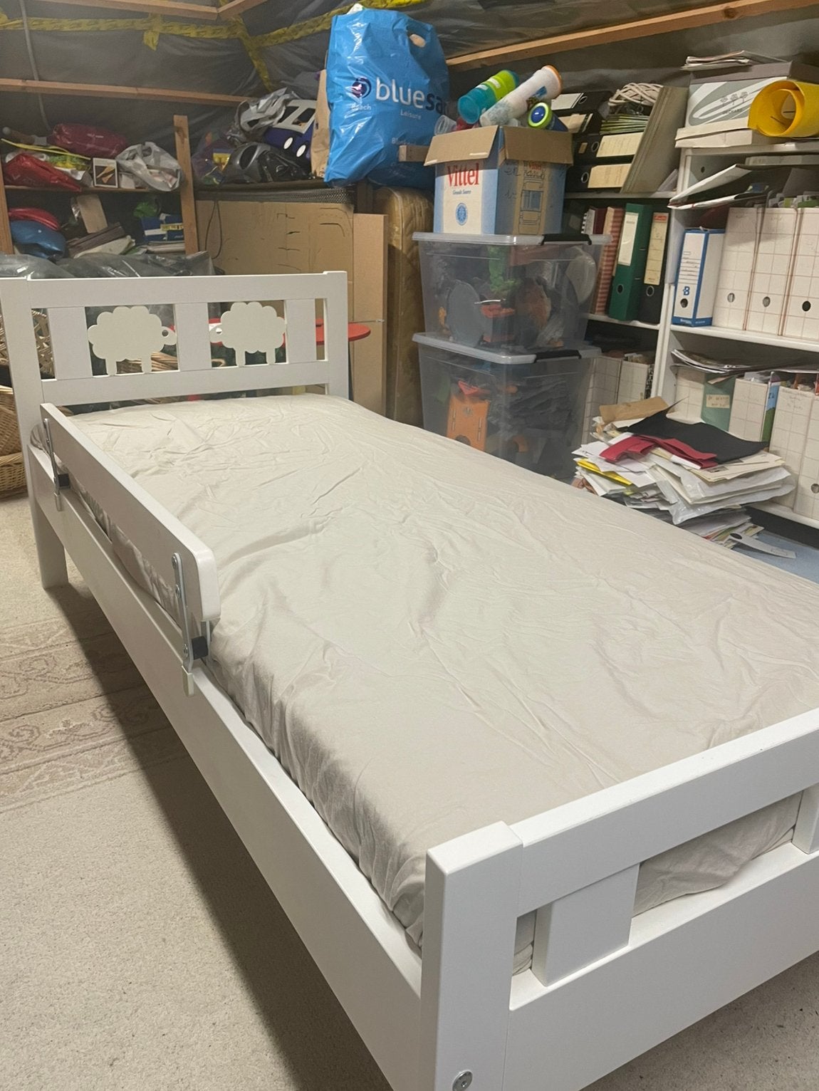 Kinderbed, Kinderen en Baby's, 140 tot 160 cm, Zo goed als nieuw, Minder dan 70 cm, Ophalen