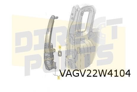 Volkswagen Caddy 1/21- achterlicht Rechts (LED)  Origineel!, -, -, Nieuw, -