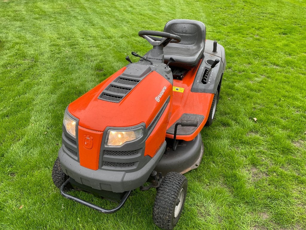 Zitmaaier, Tuin en Terras, Zitmaaiers, Gebruikt, Minder dan 90 cm, Elektrische starter, Opvangbak, Versnellingen, Ophalen