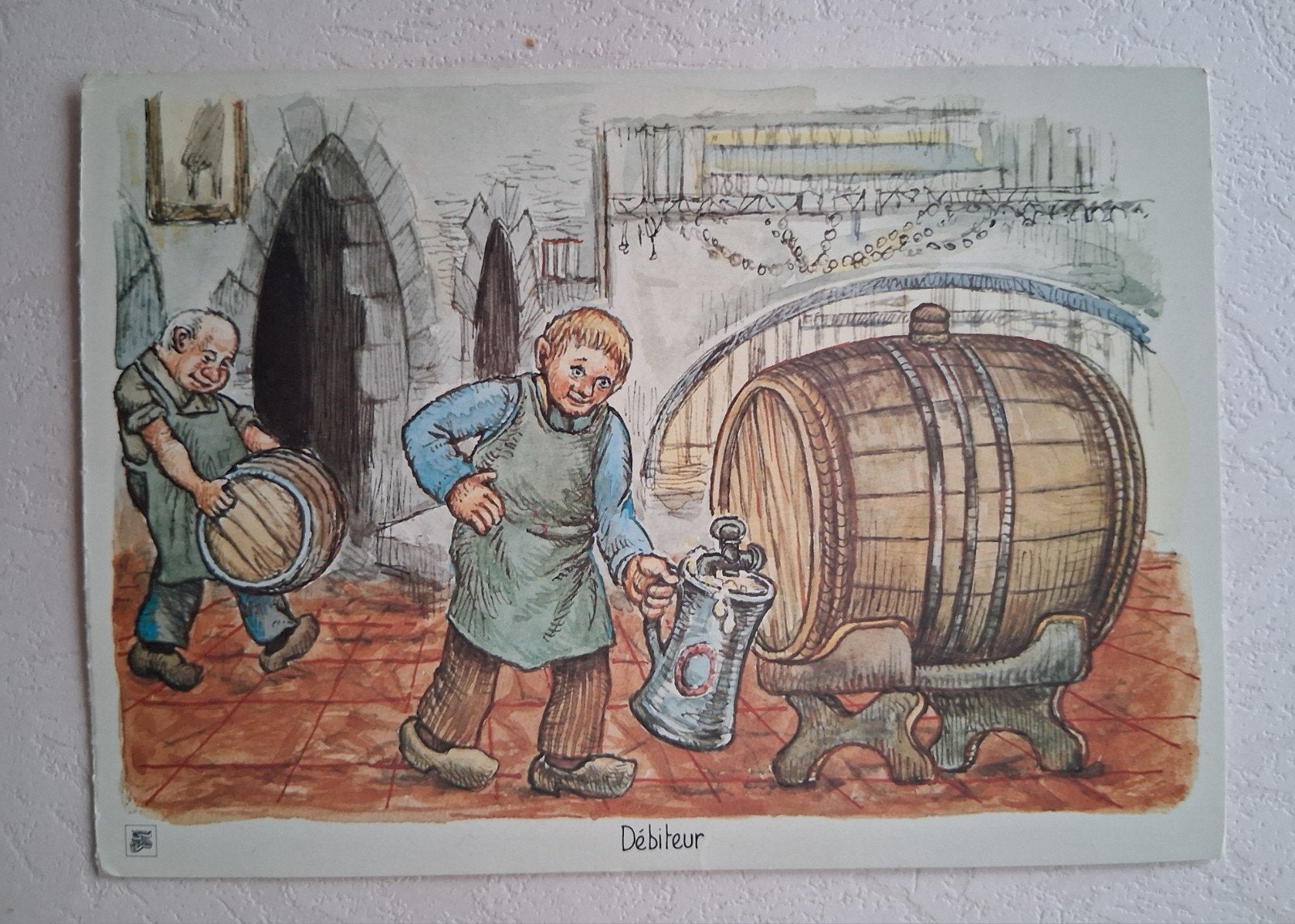 postkaart Fantasie, Ophalen of Verzenden