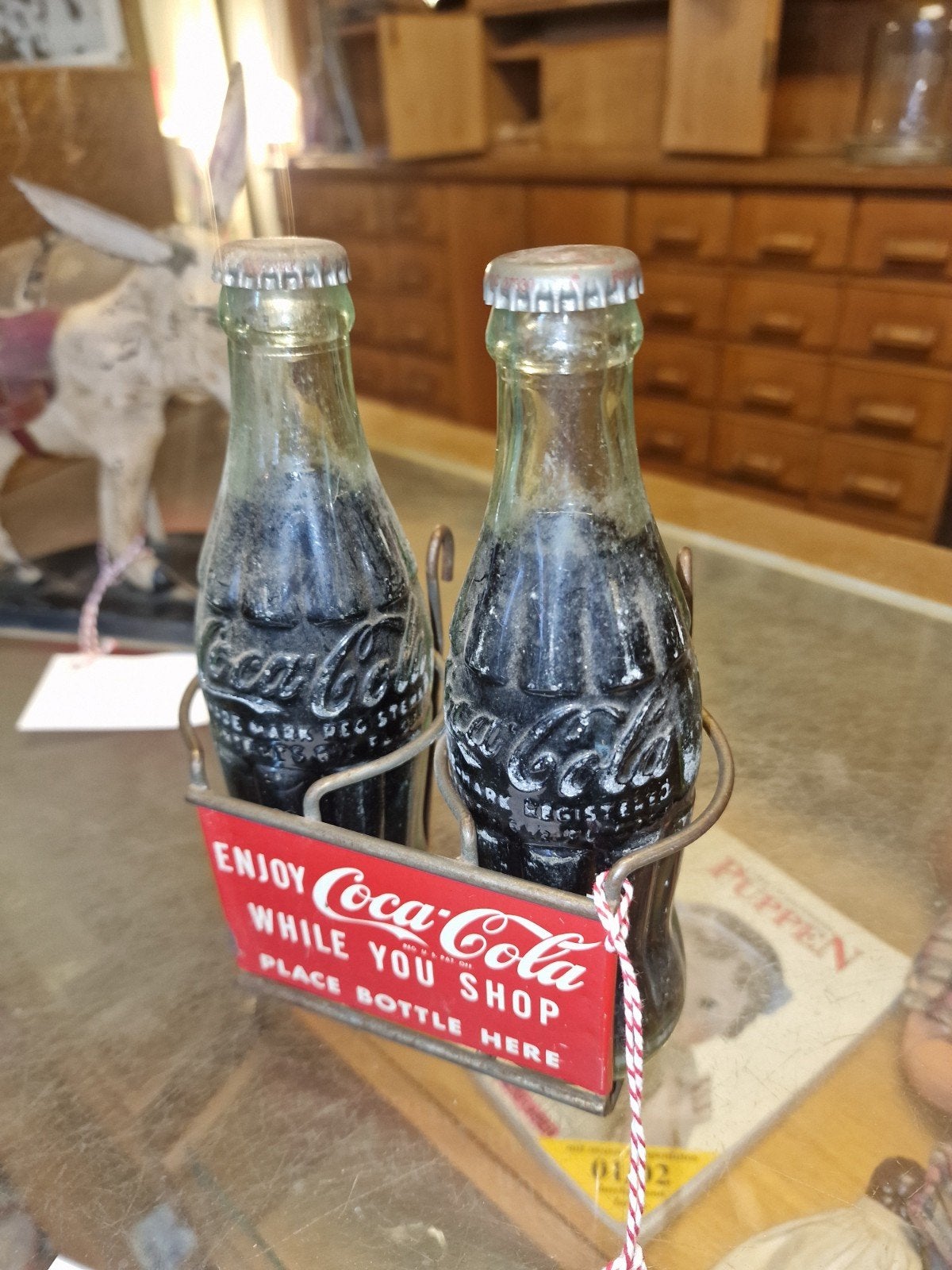 Coca-Cola  flessen houder, Ophalen, Gebruikt, Gebruiksvoorwerp