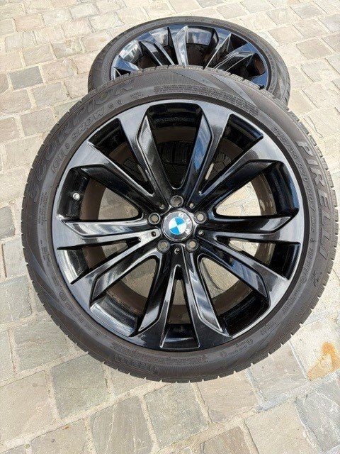 velgen bmw x5 winterbanden r20 pirelli  (met ster)  5x112, Ophalen, Gebruikt, Velg(en), Winterbanden
