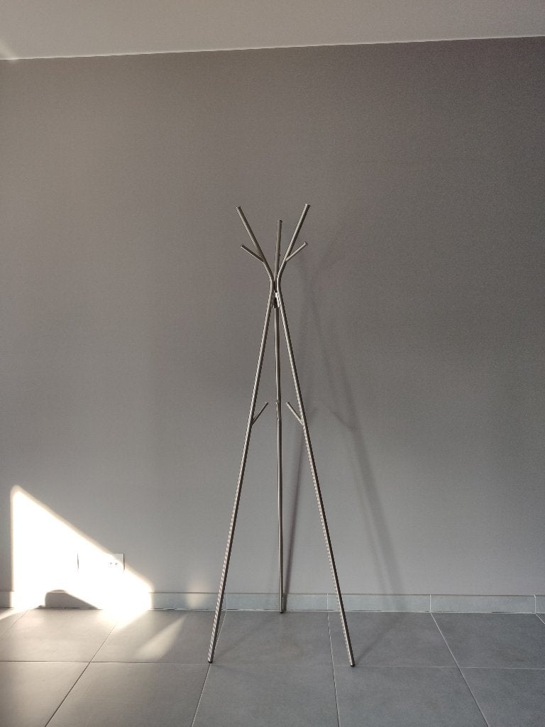 IKEA KNIPPE Portemanteau / Kapstok (Inox / RVS metalen), Maison & Meubles, Comme neuf, Métal, Portemanteau sur pied, 150 à 200 cm