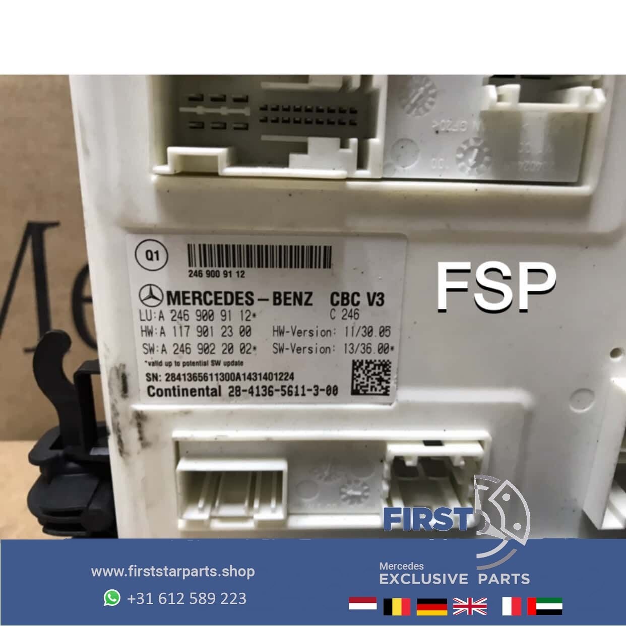 MERCEDES W117 CLA W156 GLAW176 W246 A B SAM COMPUTER A246900, Utilisé, -, -, Enlèvement ou Envoi