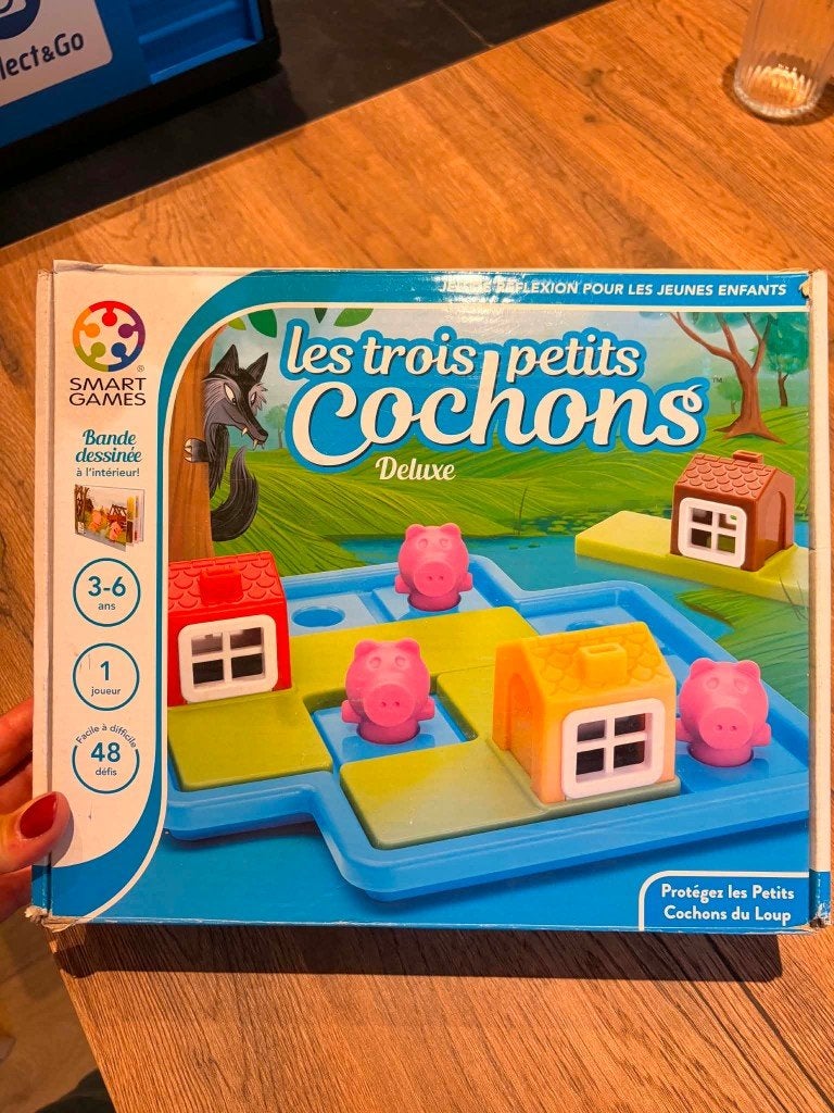 Jeu: les trois petits cochons (smart games), Enlèvement, Utilisé