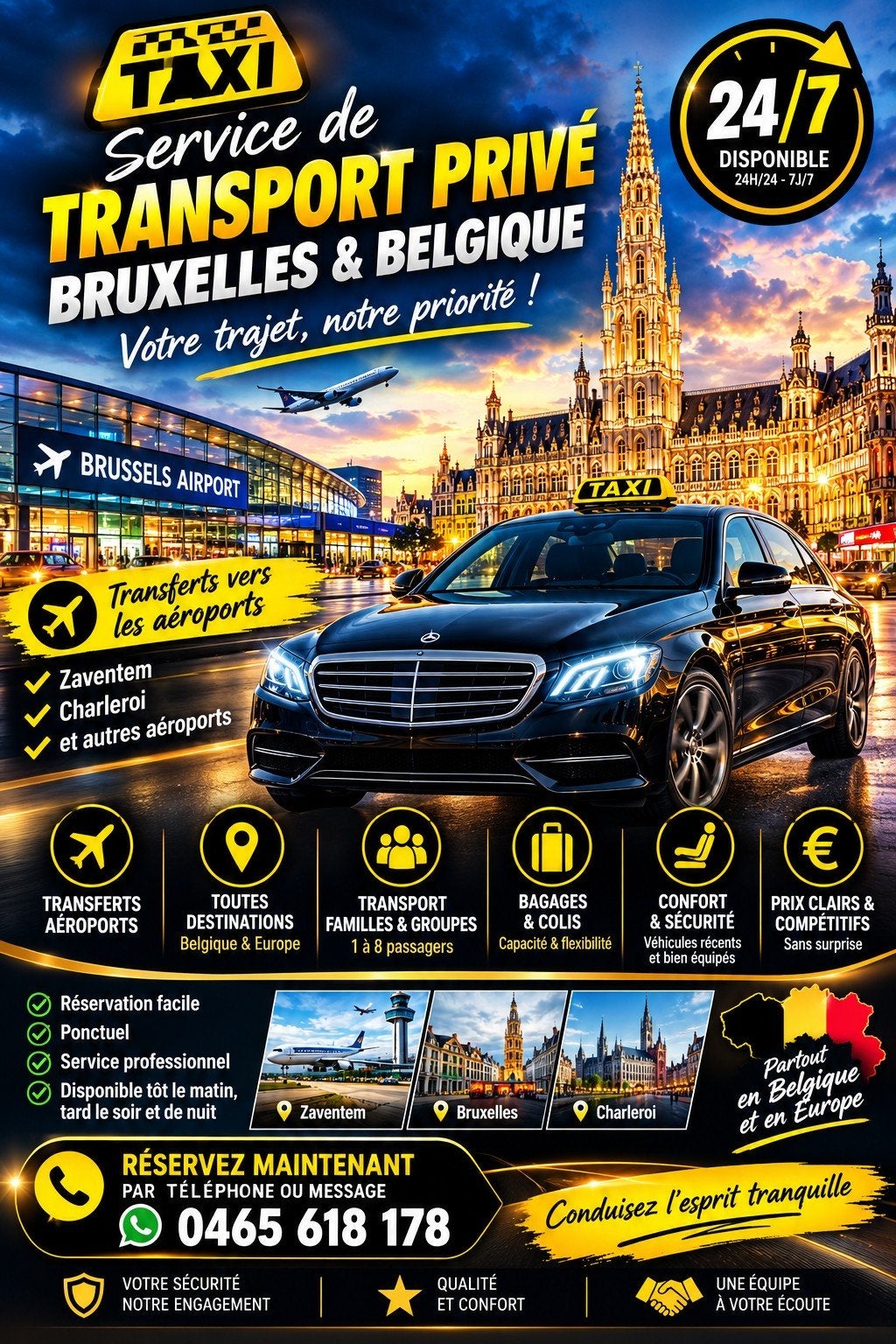 taxi, Enlèvement ou Envoi