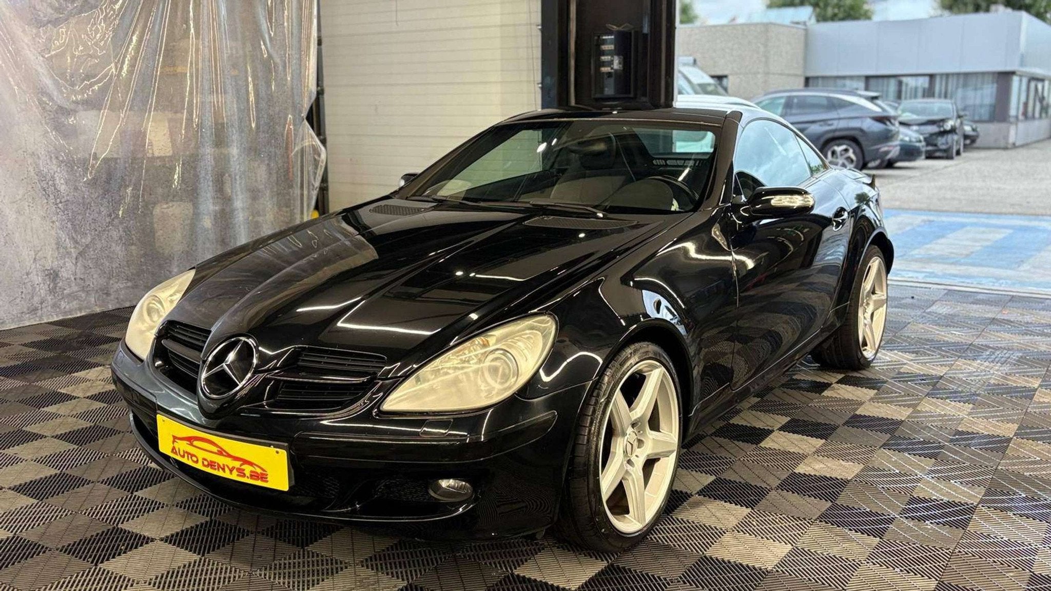 Mercedes-Benz SLK SLK200 1.8 benzine manueel 158893km cabrio, Autos, Achat, Entreprise, 1796 cm³, Euro 4