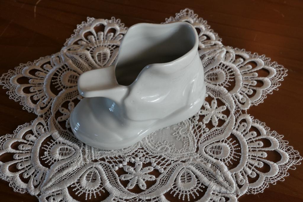 Bottine blanche enfant décorative LIMOGES, Enlèvement