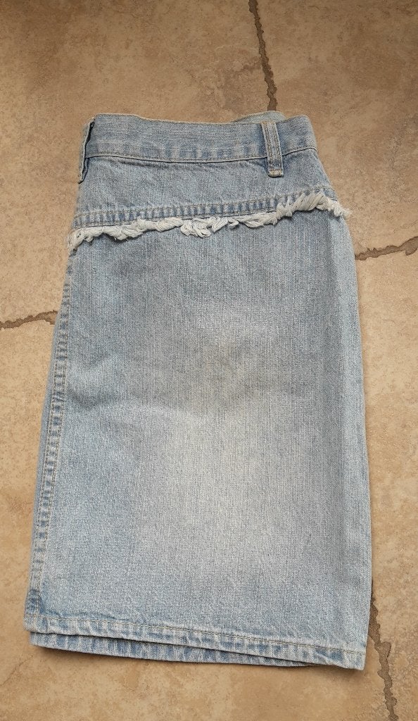 Nieuwe jeans rok mt 42 (zie foto's), Maat 42/44 (L), Ophalen of Verzenden, Zo goed als nieuw, Knielengte