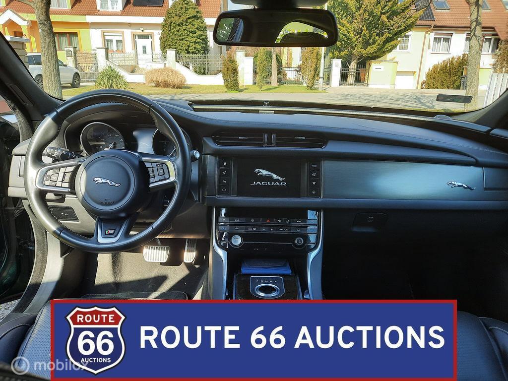 Jaguar XF S AWD | 2016 | Route 66 Auctions, Auto's, Jaguar, Gebruikt, Zwart, XF, Bedrijf