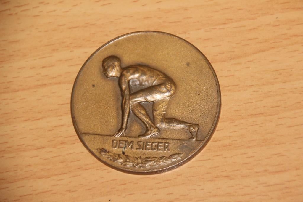 Duitse sportmedaille 1934 „100M Lauf” (DSB), Verzenden, Brons