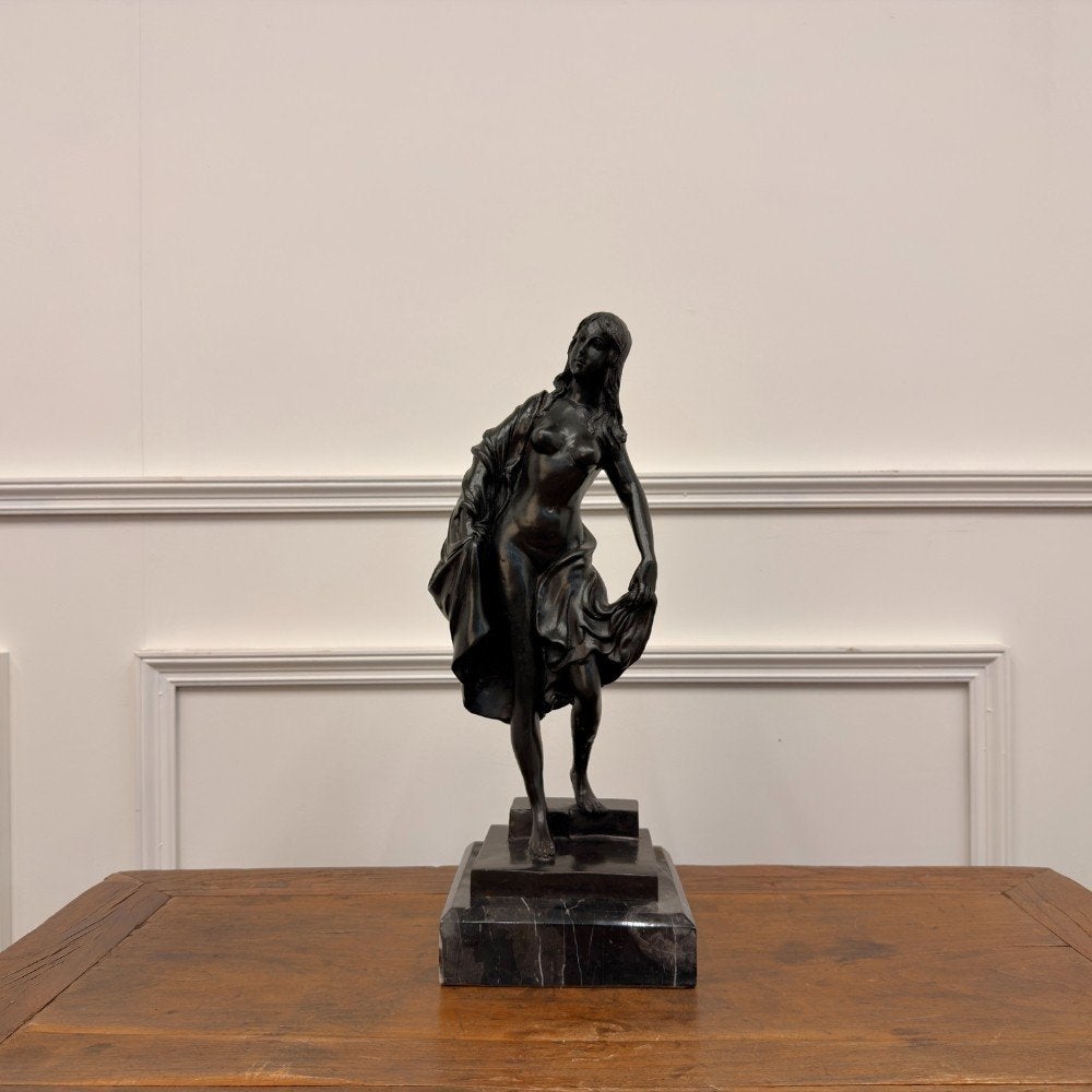 Bronzen sculptuur naar Michel Anguier's Amphitrite, Antiek en Kunst, Ophalen of Verzenden