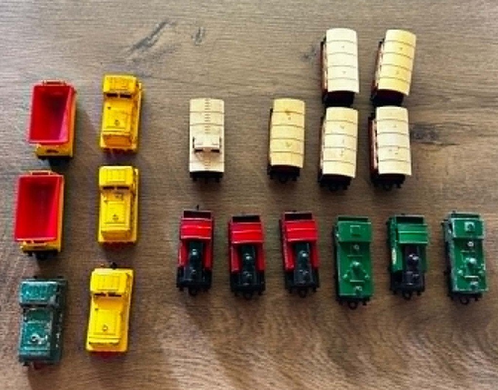 Lot Matchbox miniatures treintjes, Verzenden, Gebruikt, Auto, Matchbox