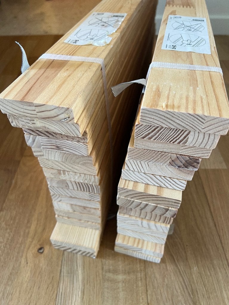 IKEA LINDBADEN lattenbodem — 140x200 cm — nieuw, Huis en Inrichting, Ophalen, Nieuw, 140 cm, Bedbodem