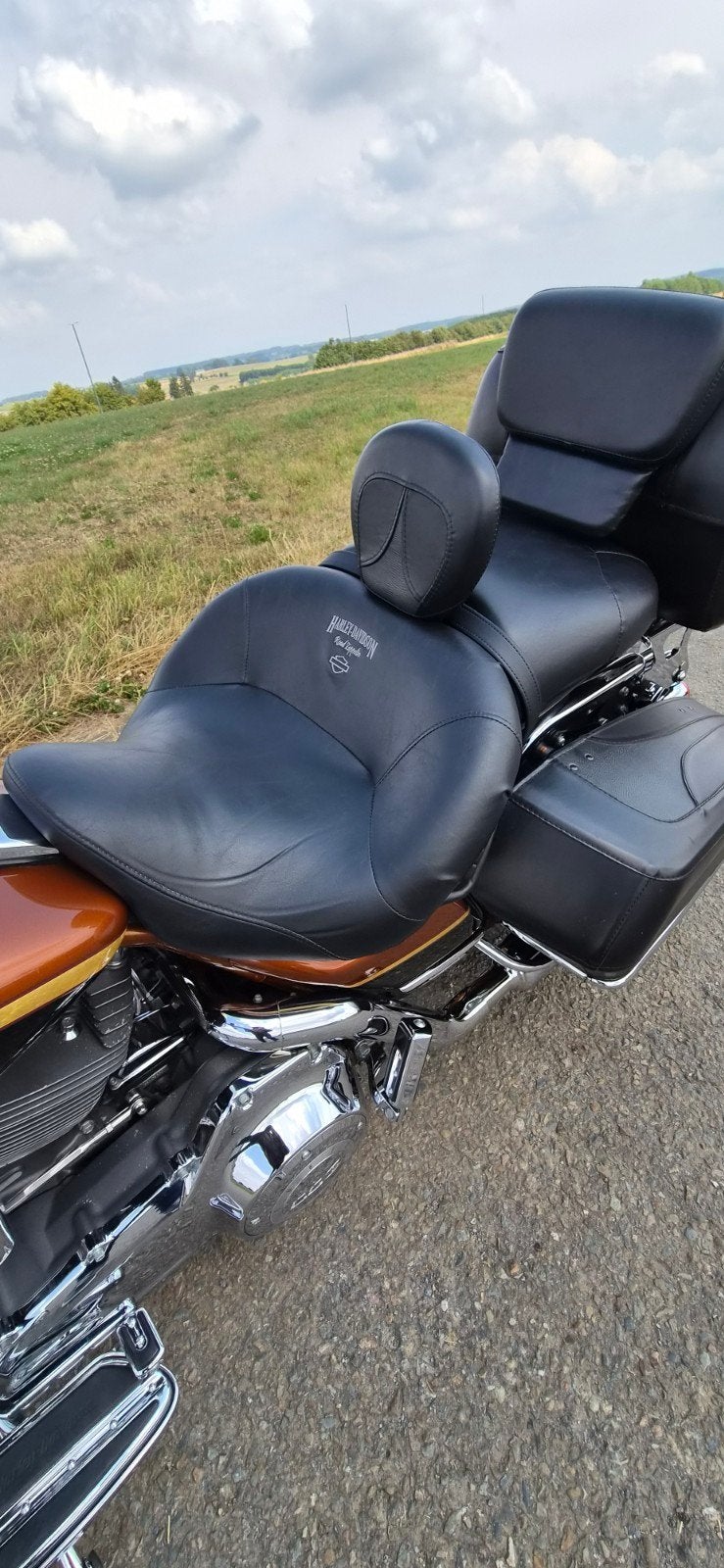 Selle duo Harley Davidson Road Zeppelin, Enlèvement