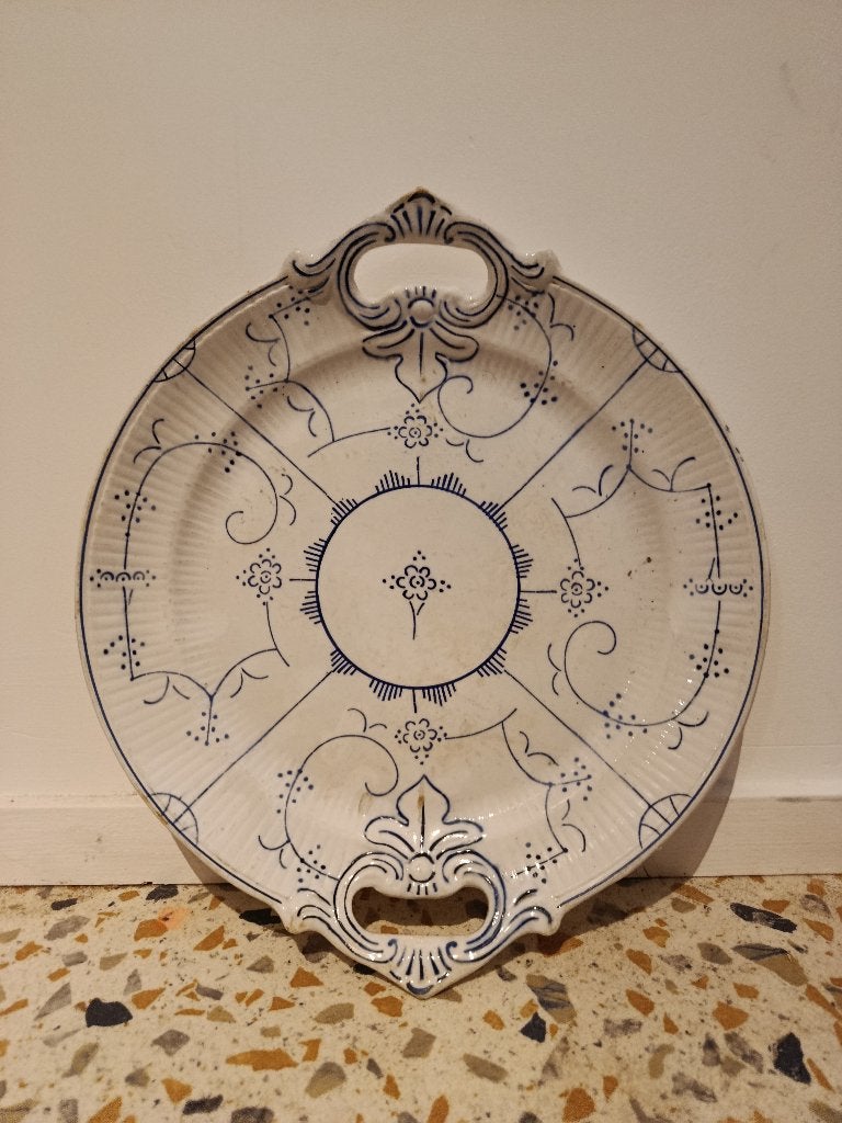 Boch La Louvière plat de service 32'-36', Antiquités & Art, Enlèvement