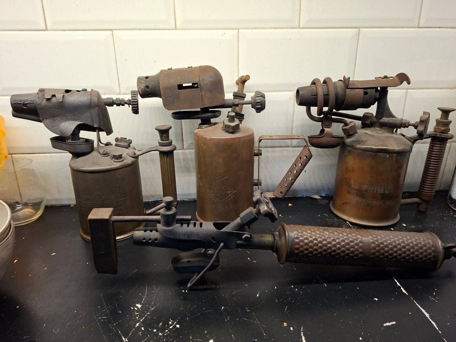 originele koperen branders, Antiek en Kunst, Ophalen of Verzenden