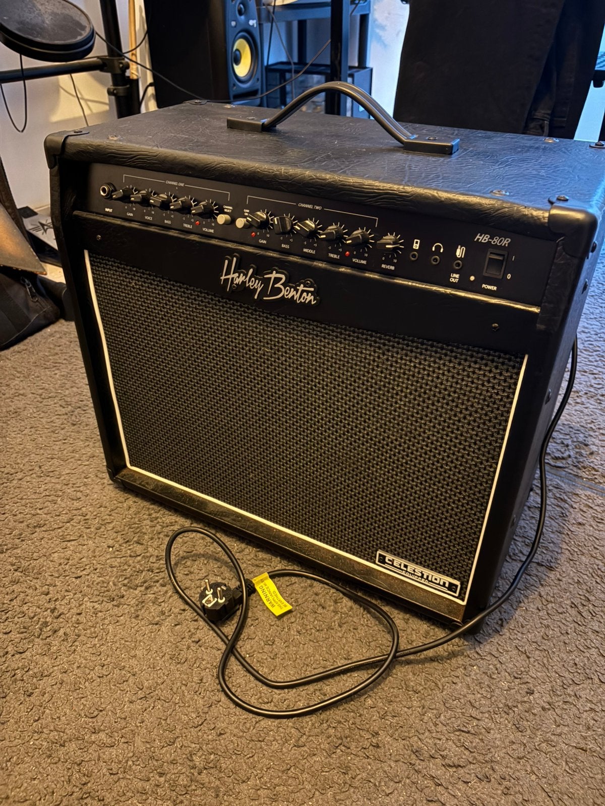 Versterker el.-gitaar Harley Benton 80 watt, Ophalen, Zo goed als nieuw, Gitaar, 50 tot 100 watt