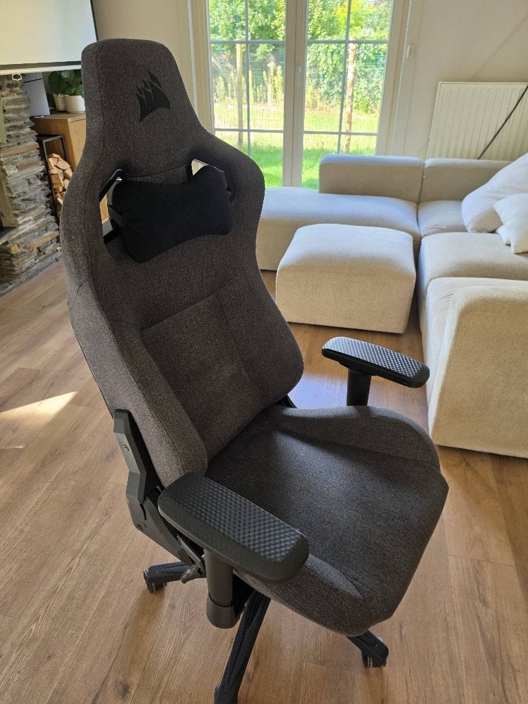 Siège Corsair T3 Rush Gris, Maison & Meubles, Gris, Comme neuf, Chaise de bureau de gaming, Enlèvement