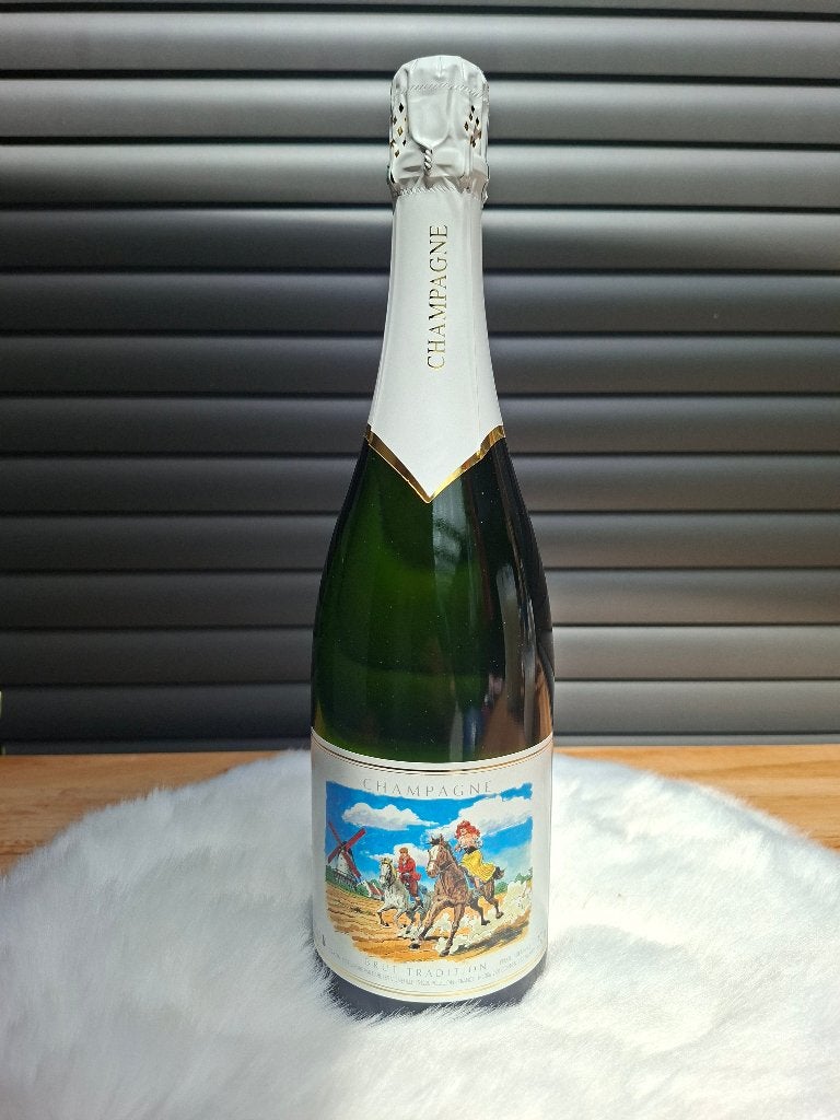 Fles champagne Bakelandt, Verzamelen, Stripfiguren, Ophalen, Overige figuren, Nieuw, Overige typen