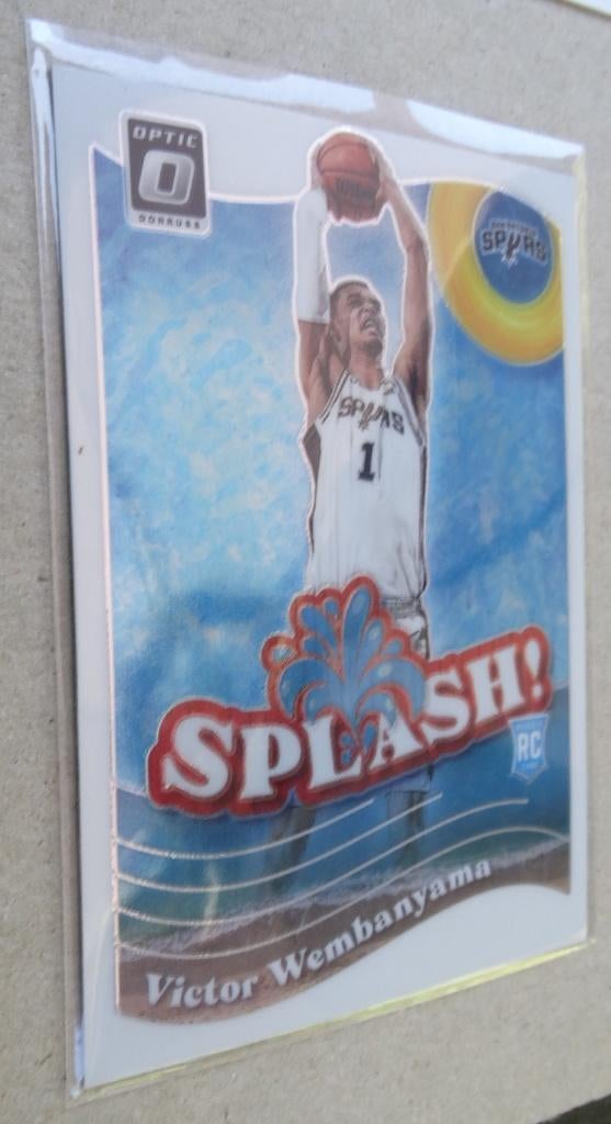 23-24 Wembanyama Donruss Optic "Splash" #6 ROOKIE, Verzenden, Nieuw, Plaatje