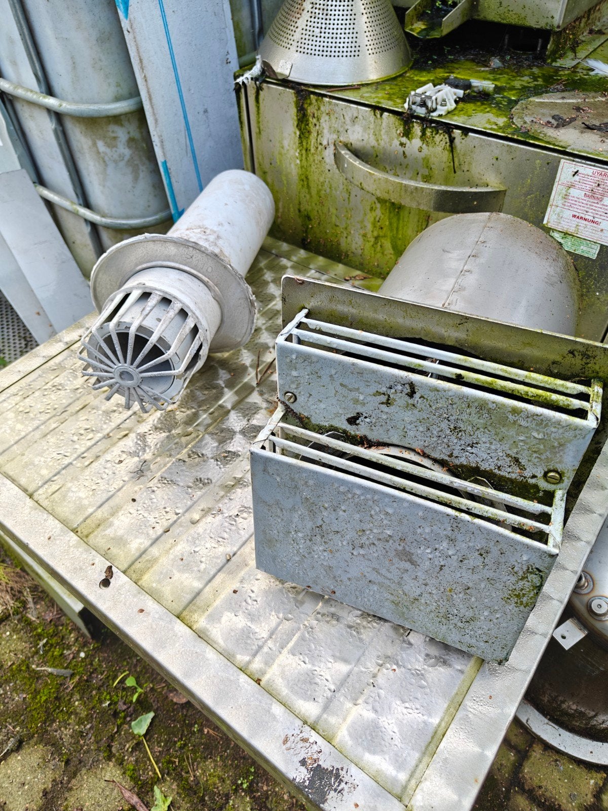 cv afvoer schoorsteen, Doe-het-zelf en Bouw, Ophalen, Gebruikt, Aluminium, Afvoer