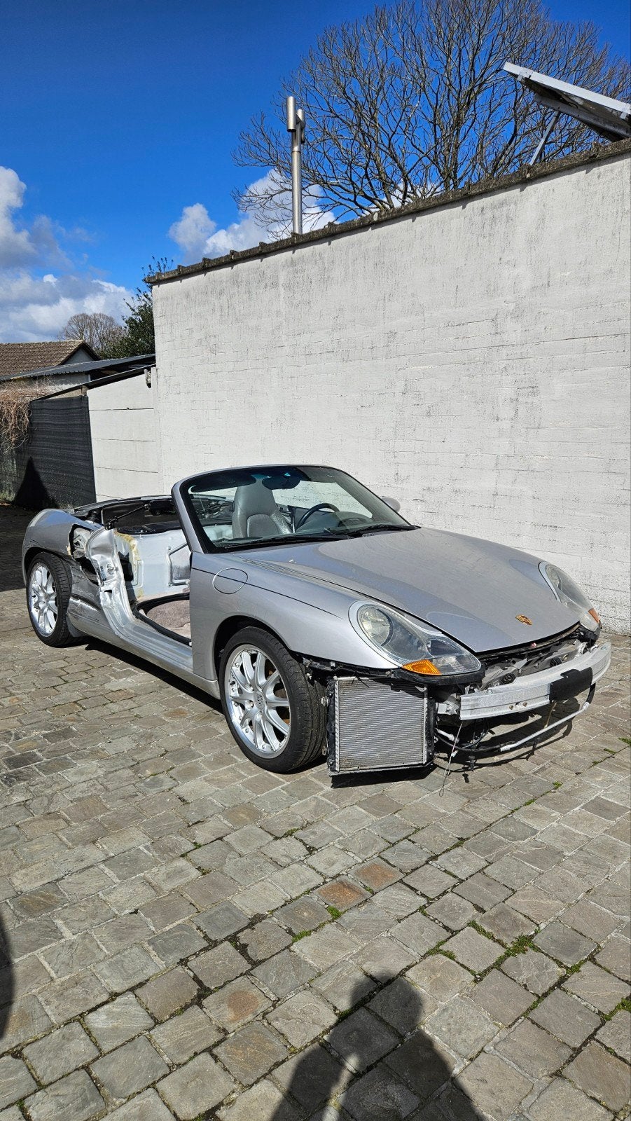 Porsche 986 boxster 2.7L, Achterwielaandrijving, Cabriolet, Leder en Stof, Handgeschakeld