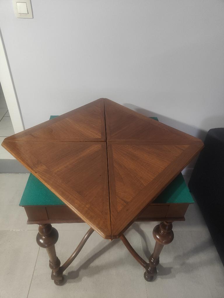 Table de jeux au mouchoir - Lampre, Antiek en Kunst, Antiek | Meubels | Tafels, Ophalen