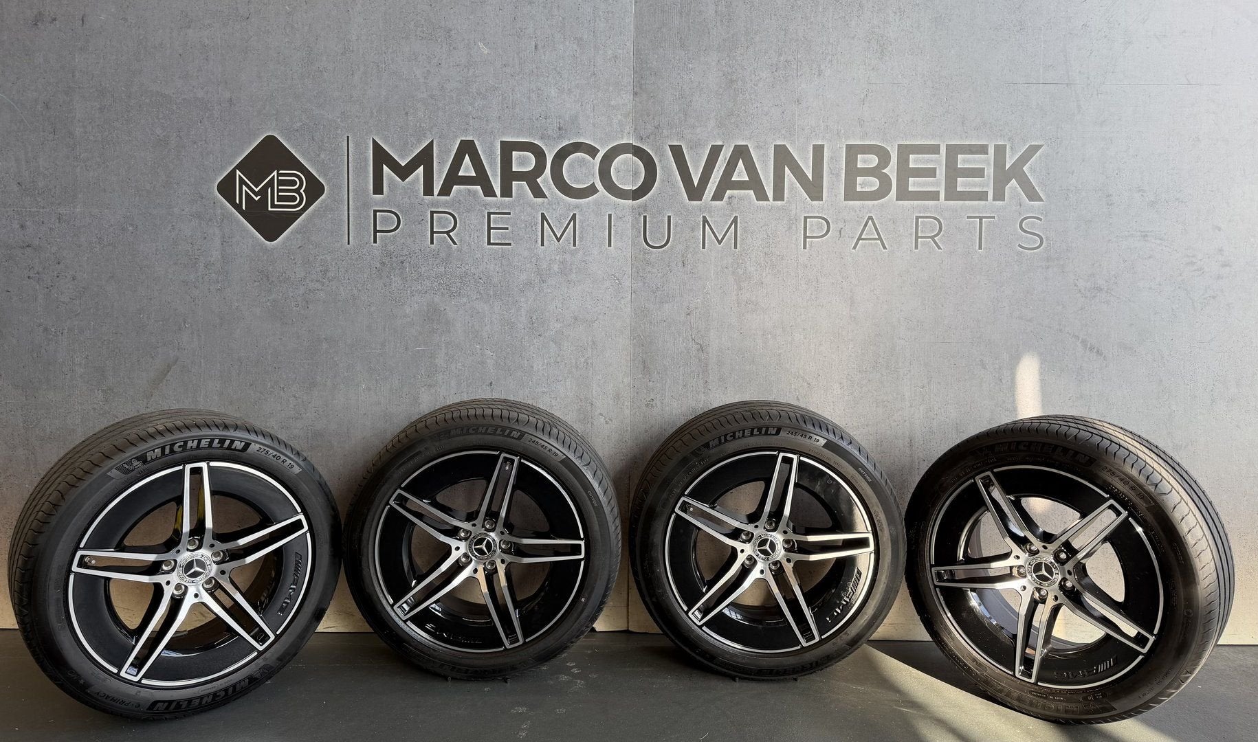 19 Inch Mercedes AMG E klasse zomer wielen set, breedset, Auto-onderdelen, 19 inch, Gebruikt, -, -