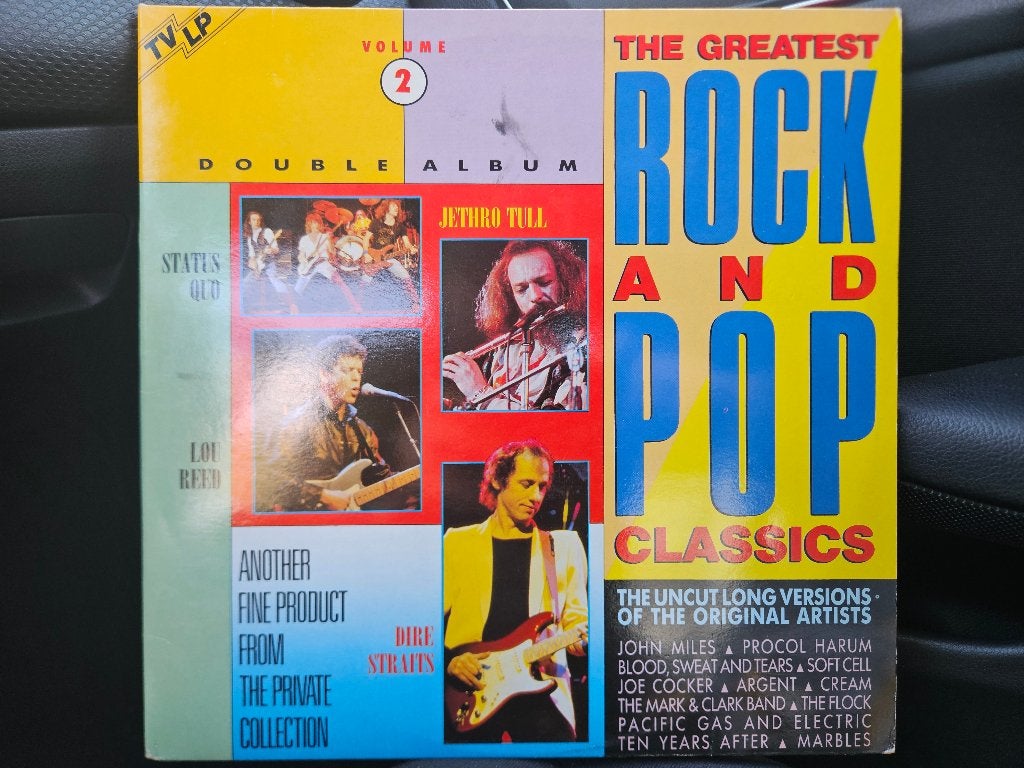 LP Various - The Greatest Rock & Pop Classics Vol. 2 (2-LP), Cd's en Dvd's, Vinyl | Verzamelalbums, Gebruikt, Ophalen of Verzenden