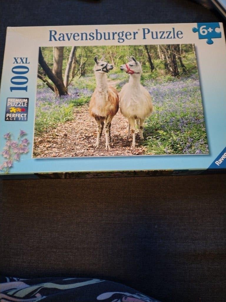 puzzel alpaca 100 xxl stukken, Kinderen en Baby's, Ophalen of Verzenden, Meer dan 50 stukjes, Zo goed als nieuw, 6 jaar of ouder