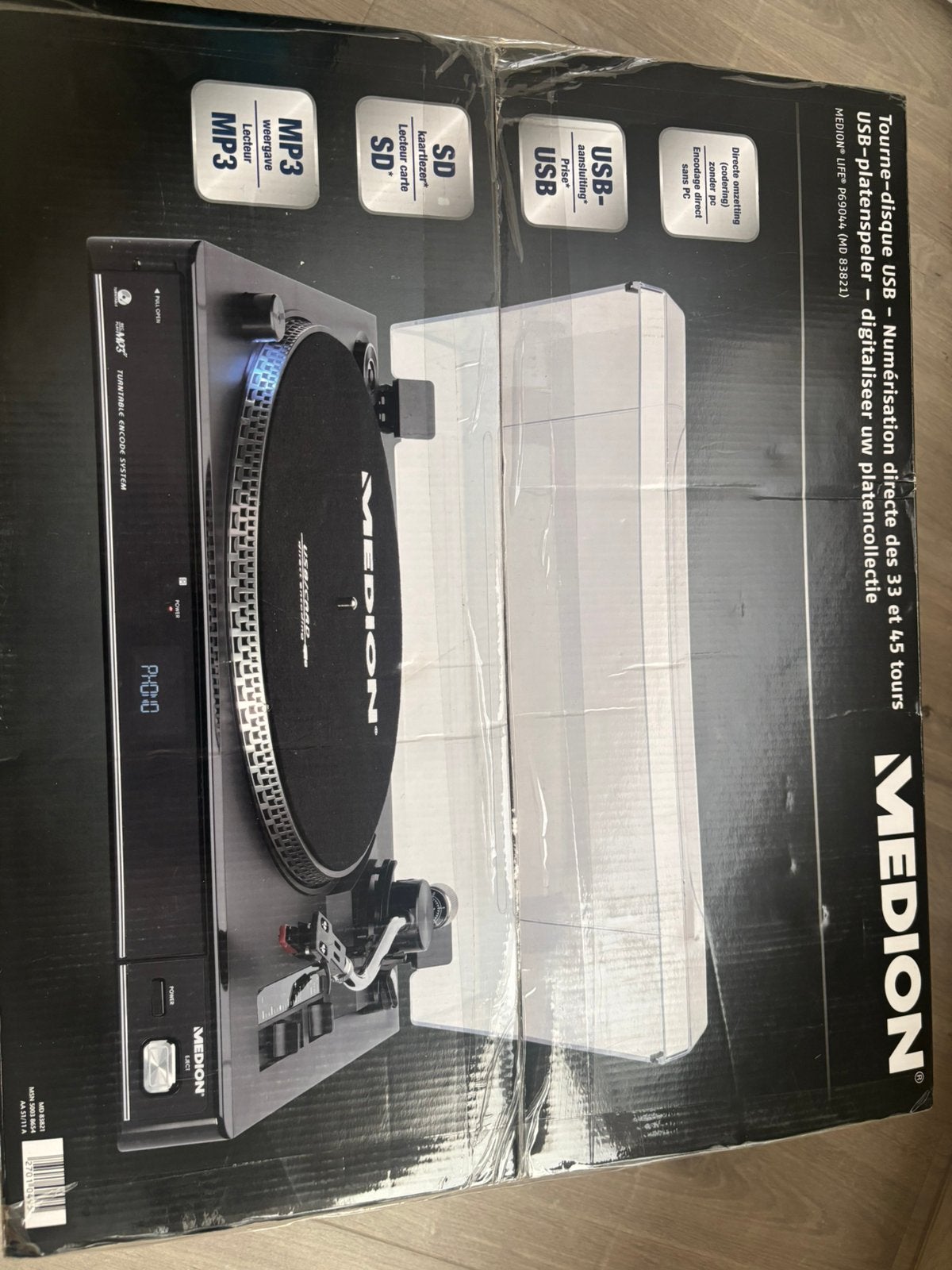 Medion usb platenspeler, Muziek en Instrumenten, Ophalen, Zo goed als nieuw