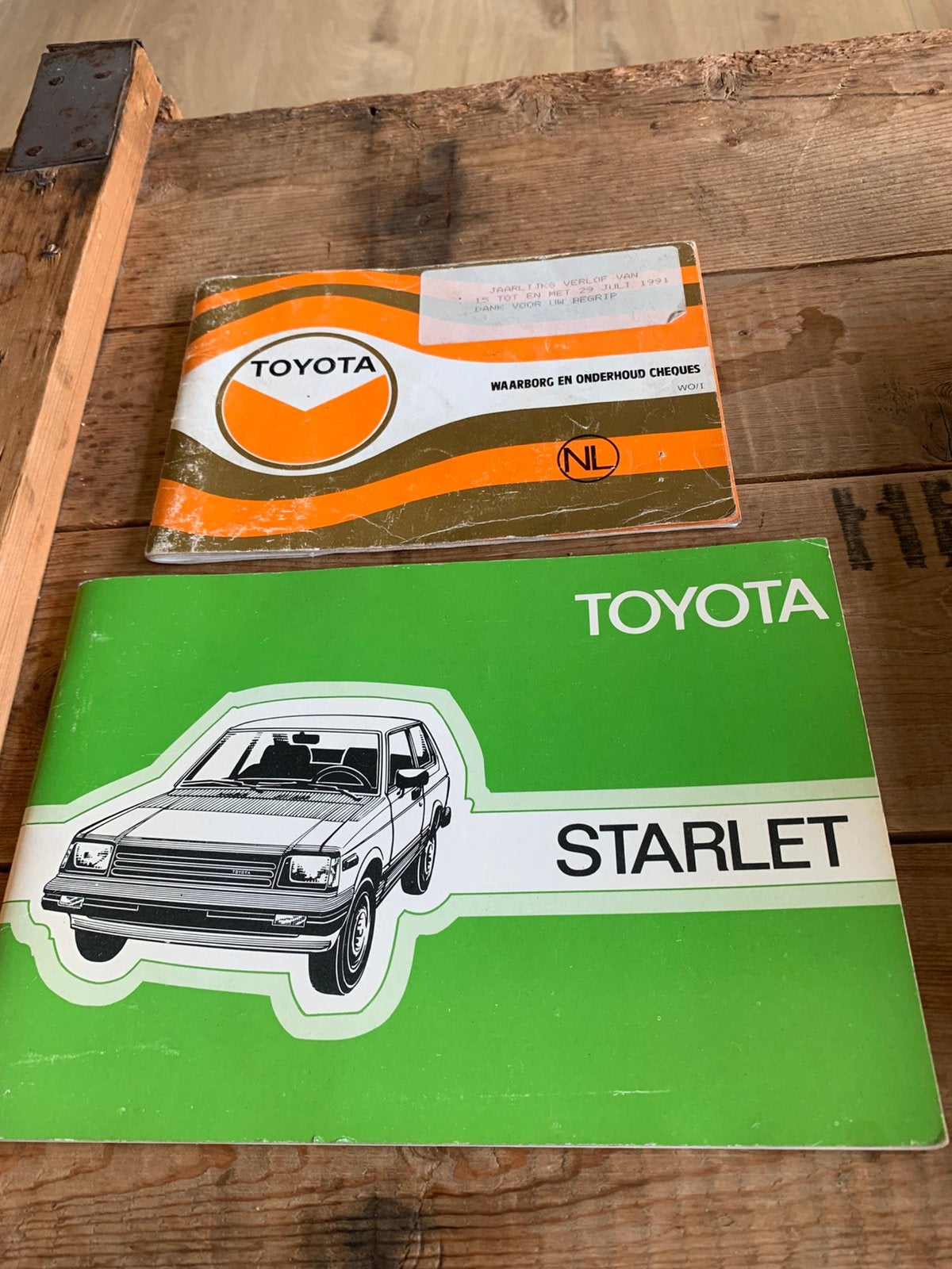 Vintage Toyota Starlet originele gebruikershandleiding, Ophalen of Verzenden