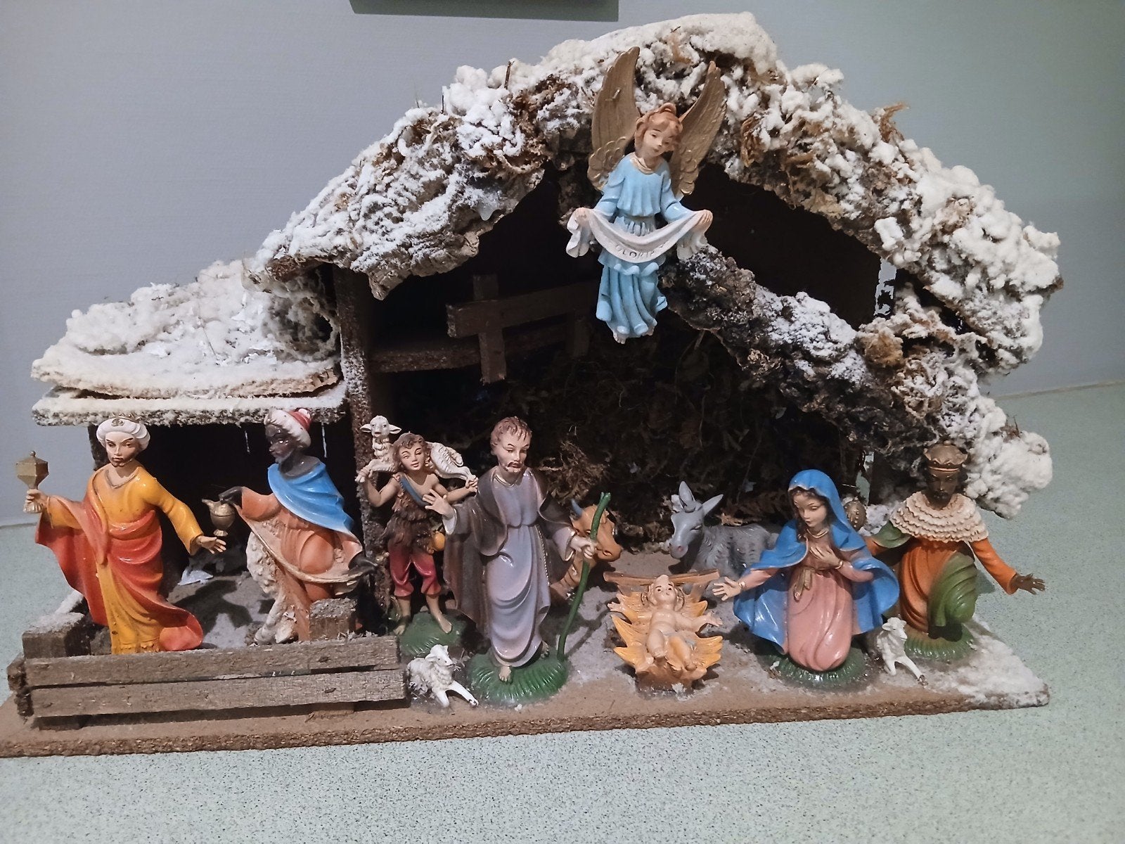 kerststal, Ophalen of Verzenden, Zo goed als nieuw