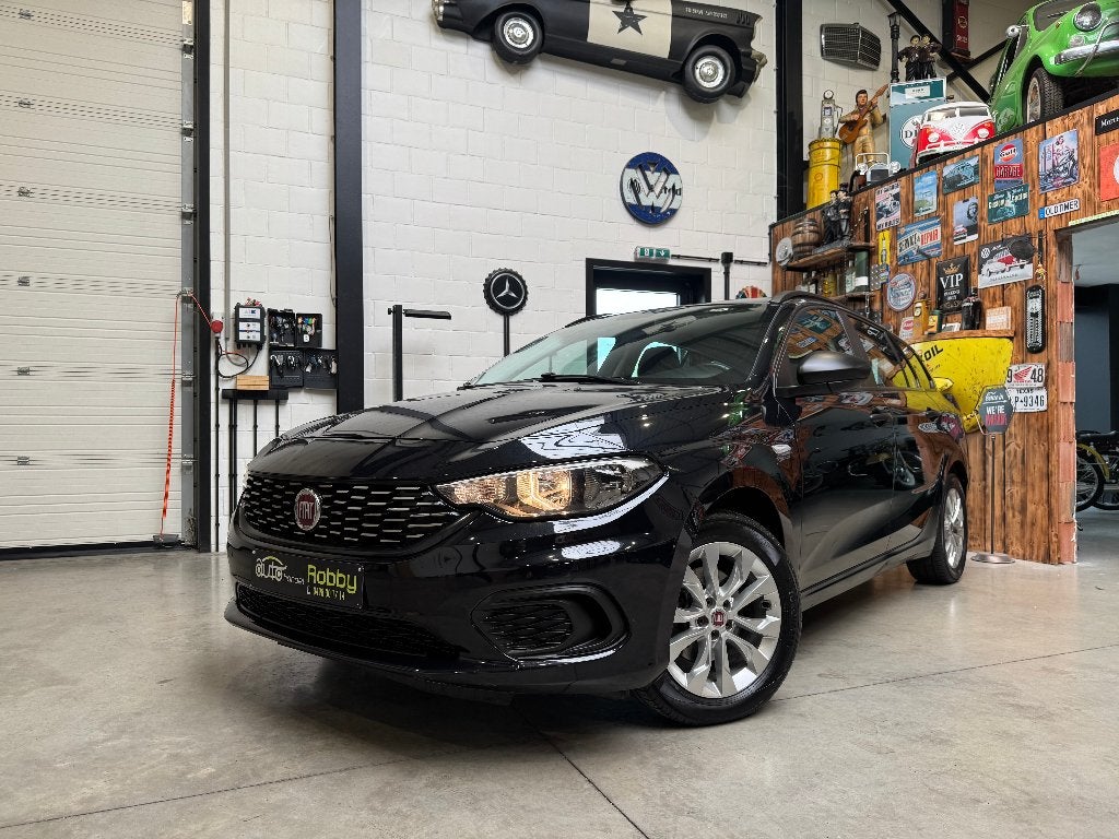 FIAT TIPO - 1.4 BENZINE - 93.000KM - TOPSTAAT - GARANTIE -, Auto's, Stof, 4 cilinders, Blauw, Multifunctioneel stuurwiel
