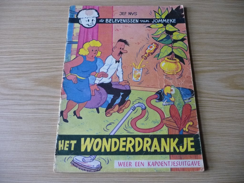 Jommeke - 22. Het wonderdrankje - 1969 - € 1, Boeken, Gelezen, Eén stripboek, Jef Nys., Ophalen of Verzenden