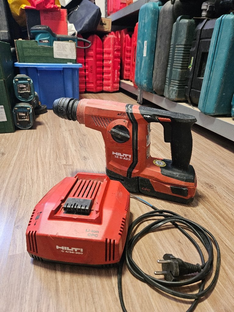 Hilti TE 6-A22-Hilti TE 6-A36 Set Klopboormachine, Doe-het-zelf en Bouw, Ophalen of Verzenden, Zo goed als nieuw, Accuboormachine