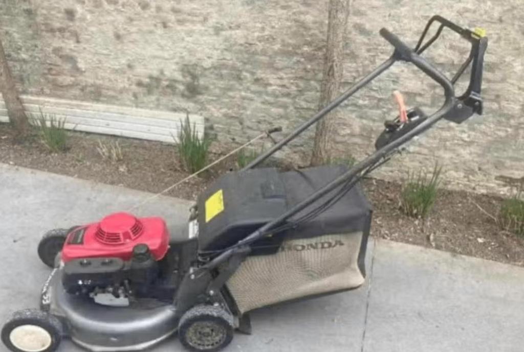 honda hrd 536 benzine grasmaaier, Tuin en Terras, Grasmaaiers, Ophalen, Gebruikt