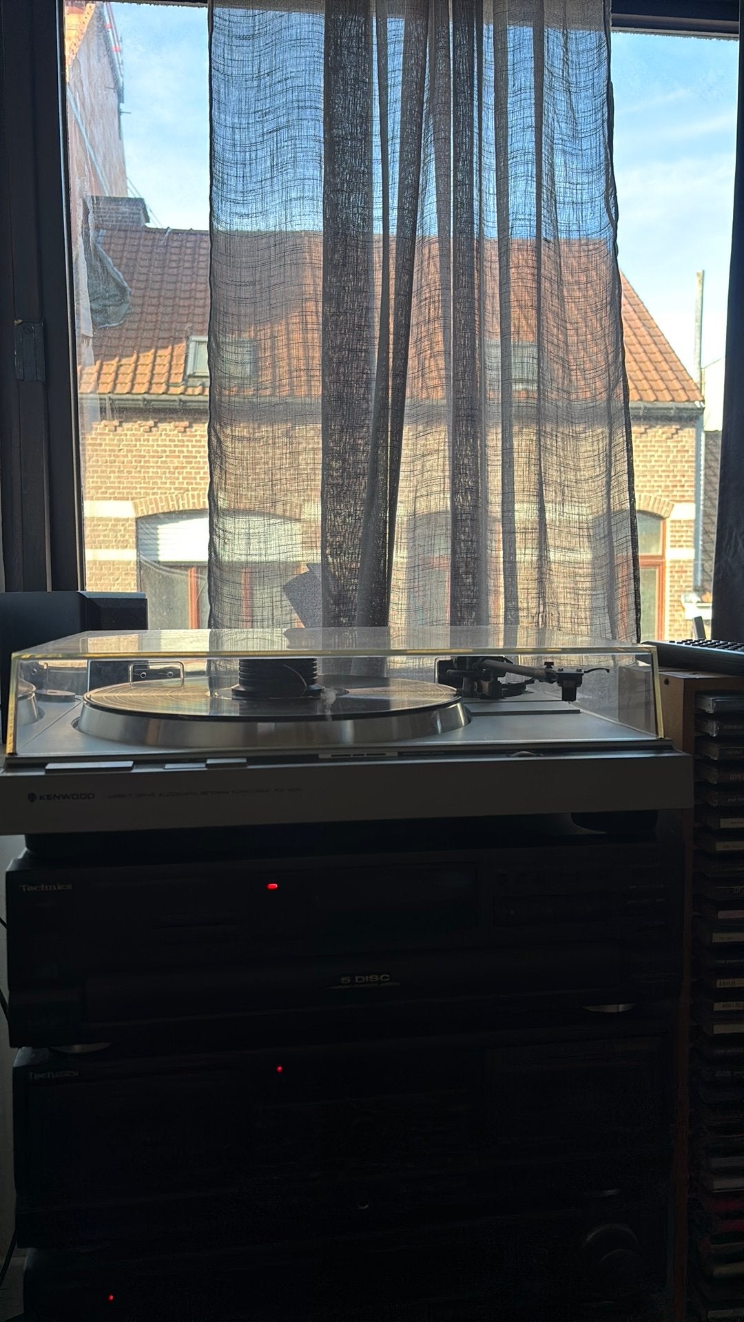 Kenwood Direct Drive Automatic Return Turntable Kd-40R, Enlèvement, Comme neuf