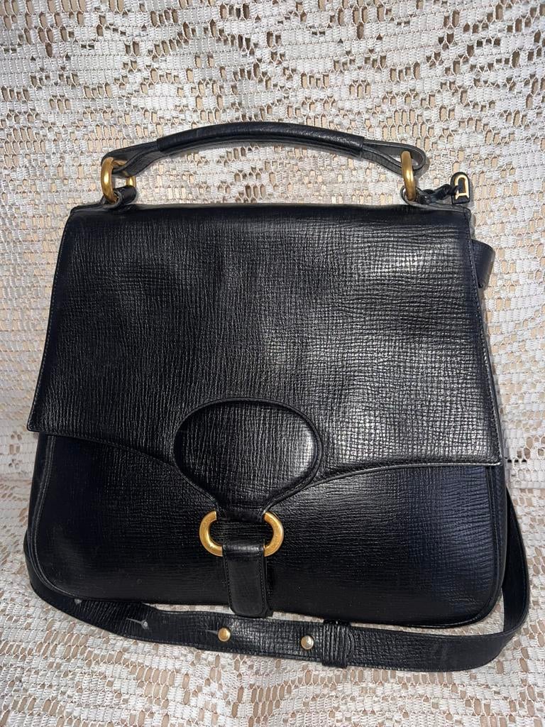 Sac DELVAUX modèle très rare impeccable, Enlèvement ou Envoi, Comme neuf, Noir, Cuir