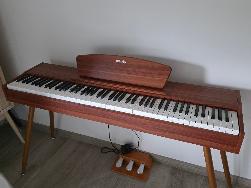 Piano Donner DDP-80, Musique & Instruments, Enlèvement, Comme neuf, Brun, Piano