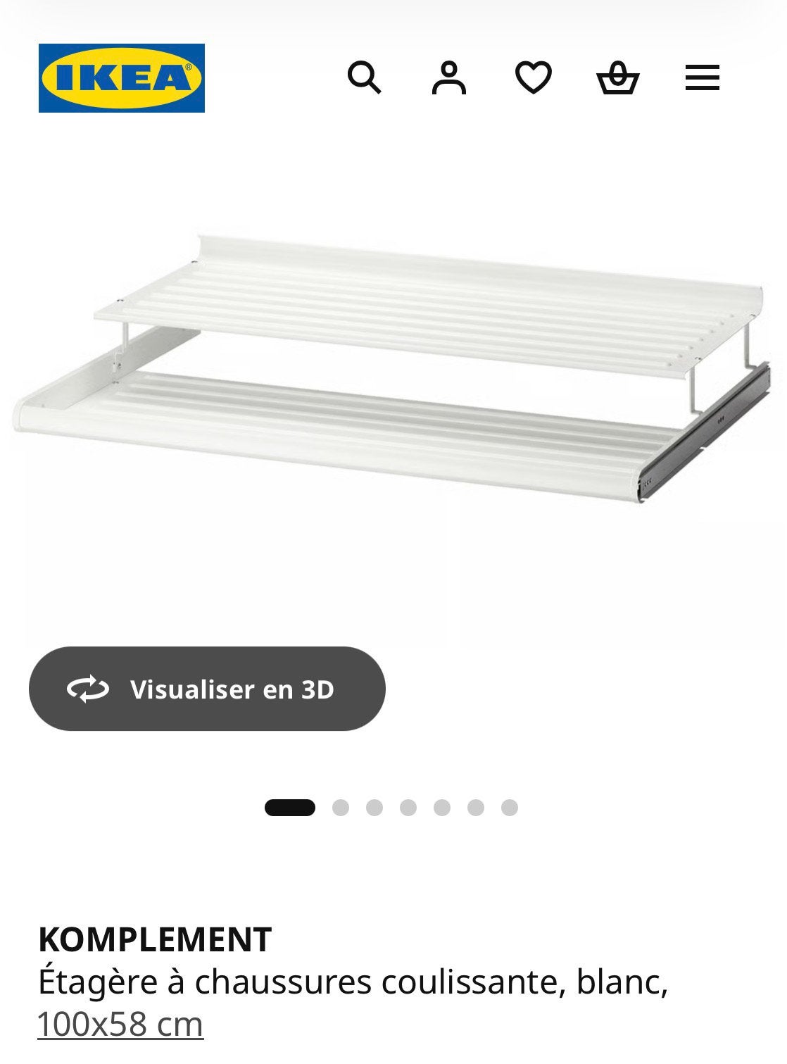 Etagère à chaussures IKEA, Enlèvement, Comme neuf