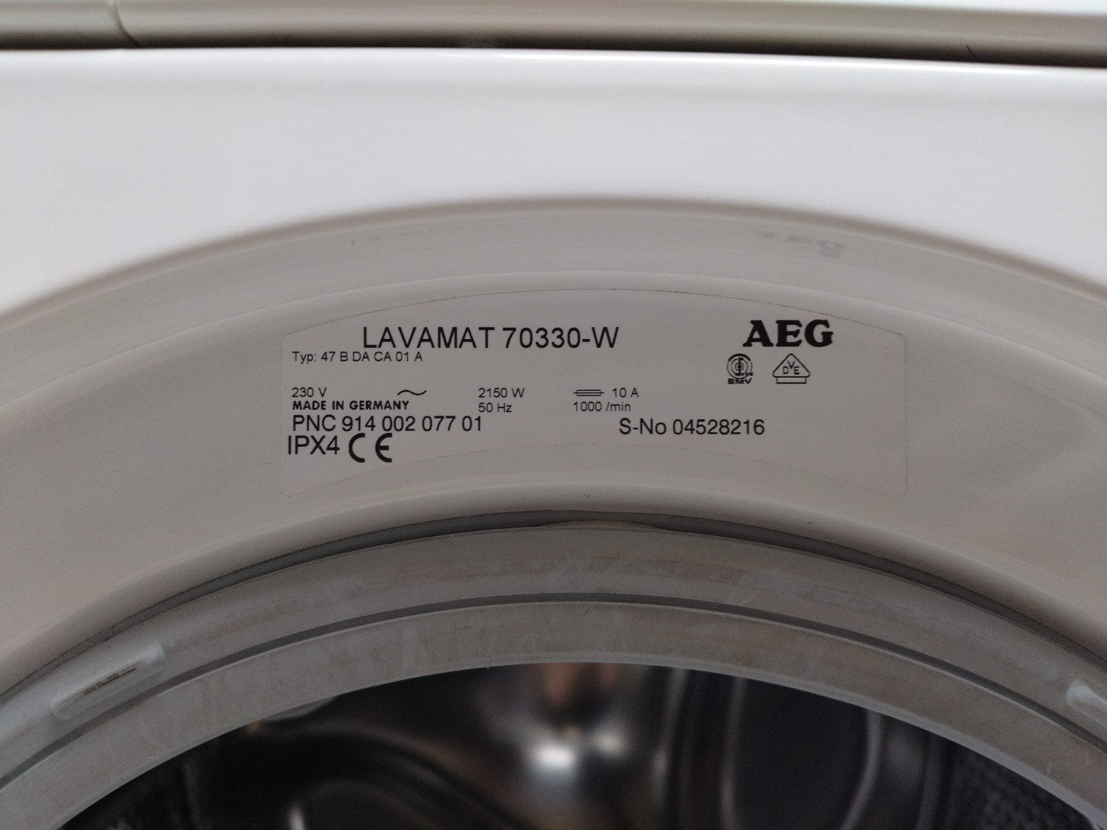 Mise à jour ÖKO - LAVAMAT AEG 70330 W, Enlèvement, Utilisé, Chargeur frontal