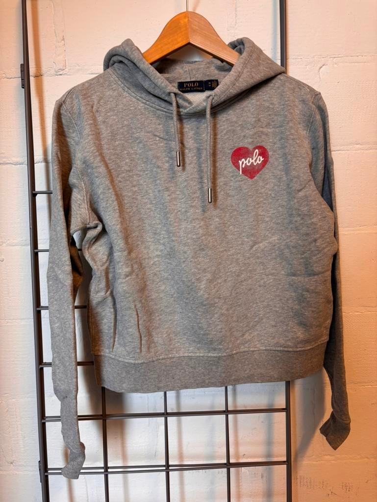 Sweater met kap - Polo Ralph Lauren - xs, Kleding | Dames, Ophalen of Verzenden, Zo goed als nieuw, Maat 34 (XS) of kleiner, Grijs
