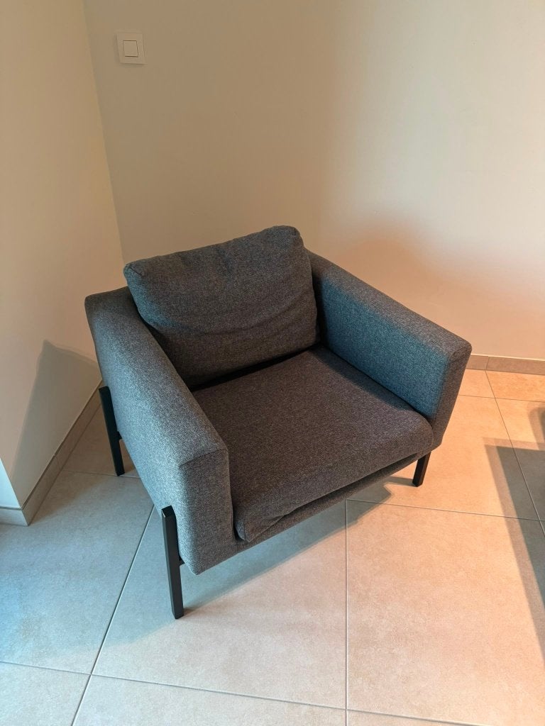 zetel, Ophalen, 75 tot 100 cm, Zo goed als nieuw, Stof