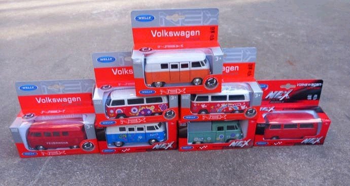 Schaalmodel VW Transporter T1 T2 schaal 1:43 MIB  🚐🚑🚒🛻, Ophalen of Verzenden, Nieuw, Auto