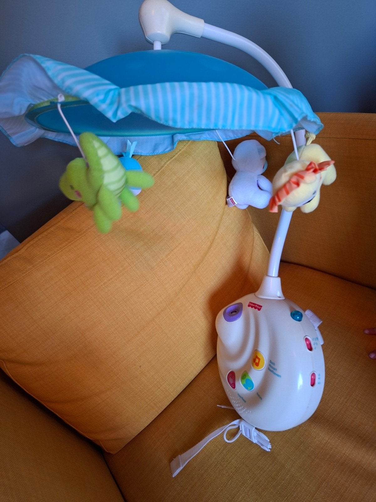 Muziekmobiel Fisher price, Kinderen en Baby's, Speelgoed | Babyspeelgoed, Ophalen, Mobiel, Met licht