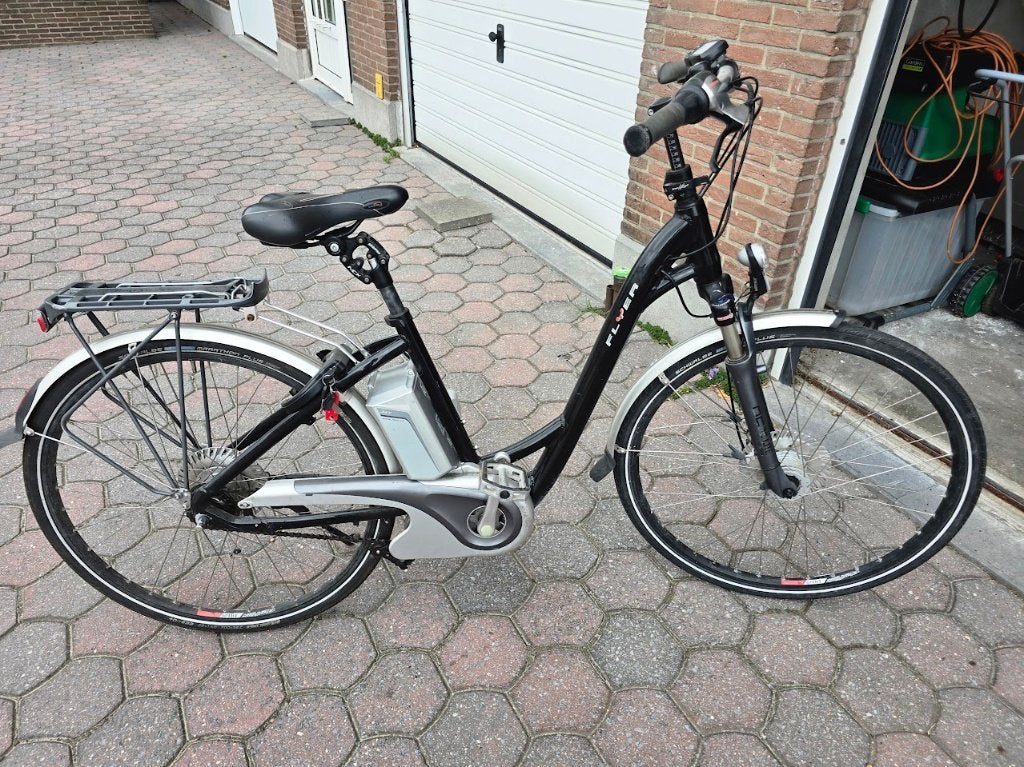 Flyer electrische fiets 36v met batterij en oplader, Ophalen, Gebruikt